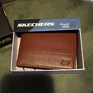 Skechers Rich Brown Leather Wallet
